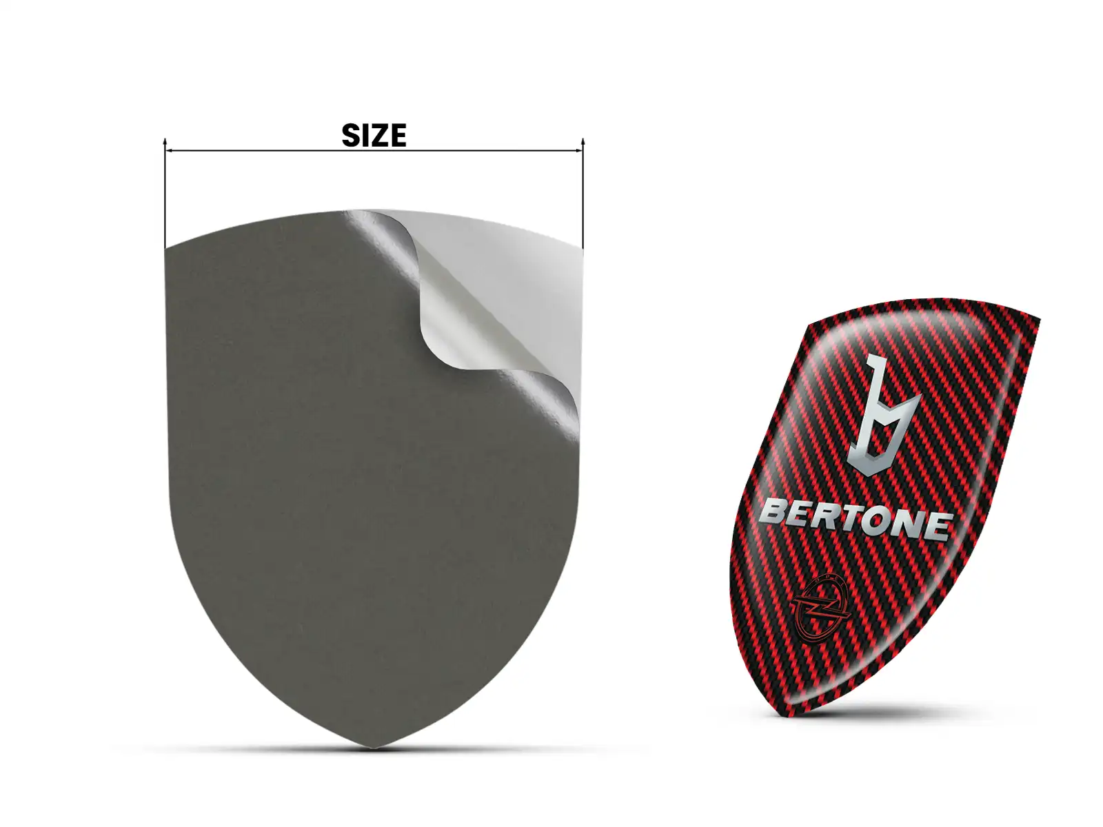 Bertone Logo Coche Auto Alta Calidad Profesional Personalizable